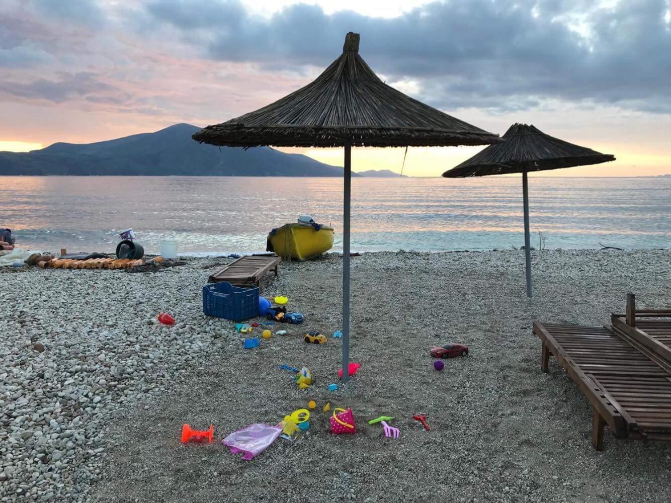 Karaburun Sunset Beach Leilighet Orikum Eksteriør bilde